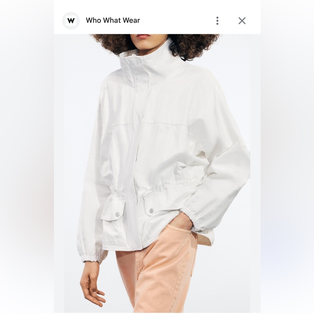 Zara viral oversized cinch waist parka